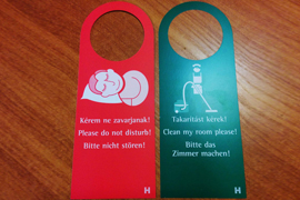 Do not disturb sign